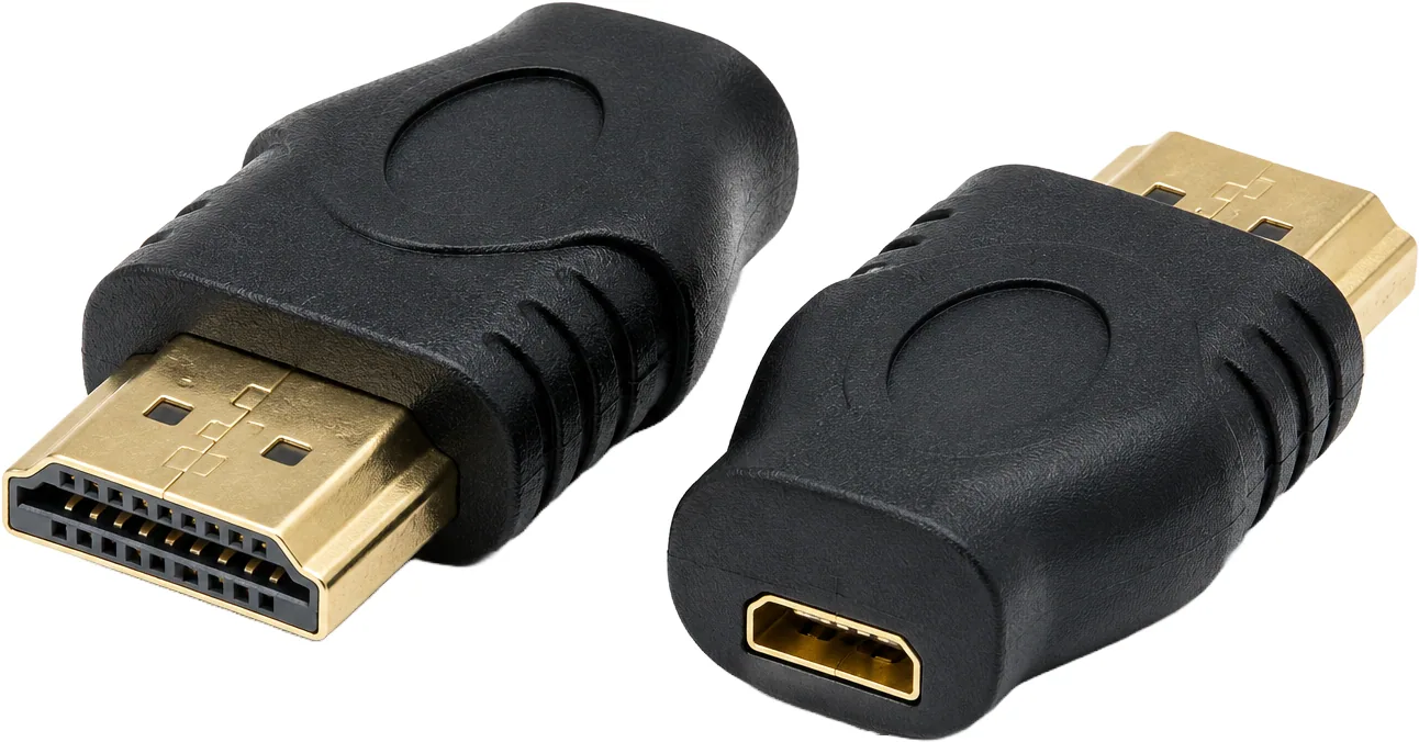 Adaptador micro-HDMI hembra a HDMI macho