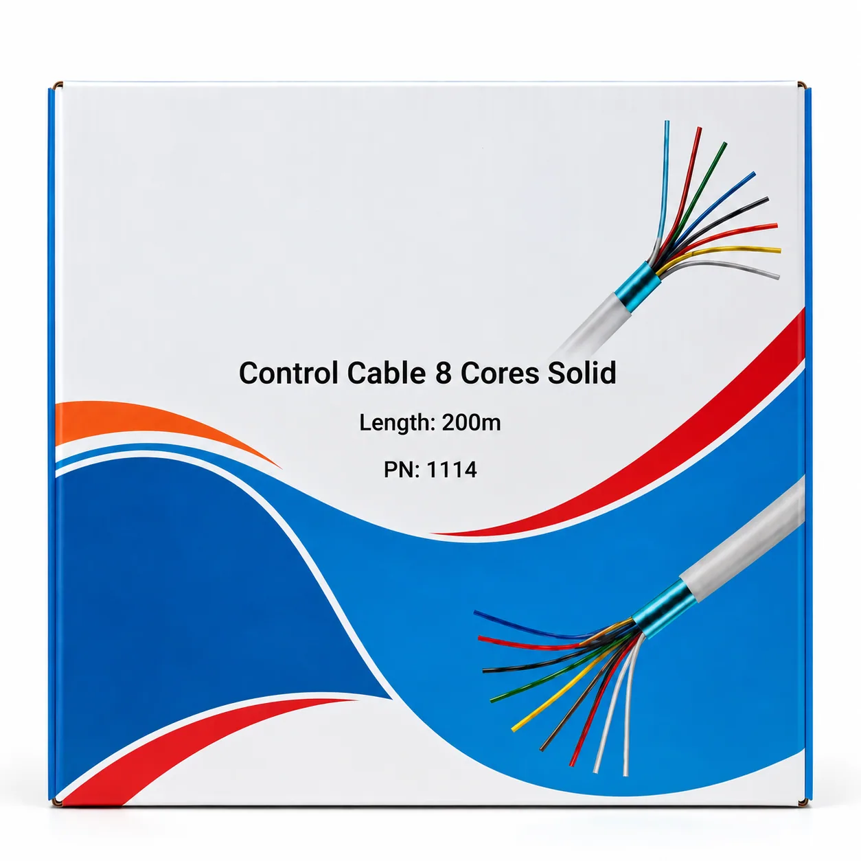 Command / control cable 8 stranded conductors, 200 m