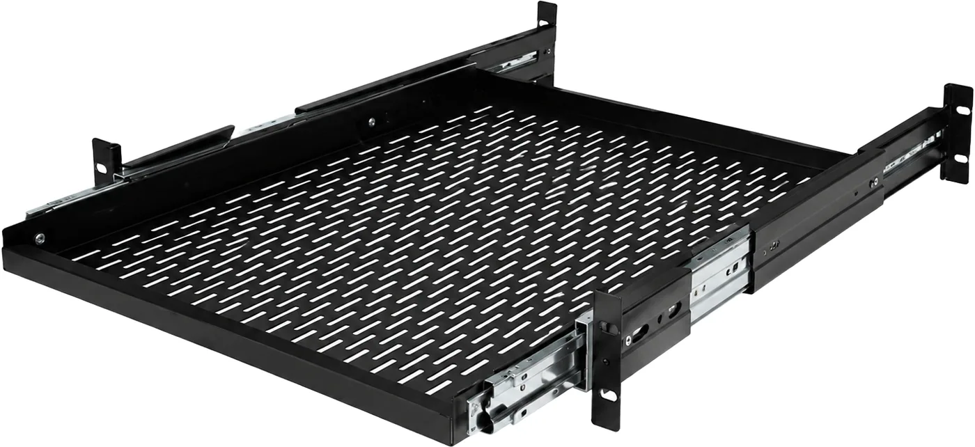 Étagère coulissante sur rails, profondeur 55 cm, largeur 47 cm