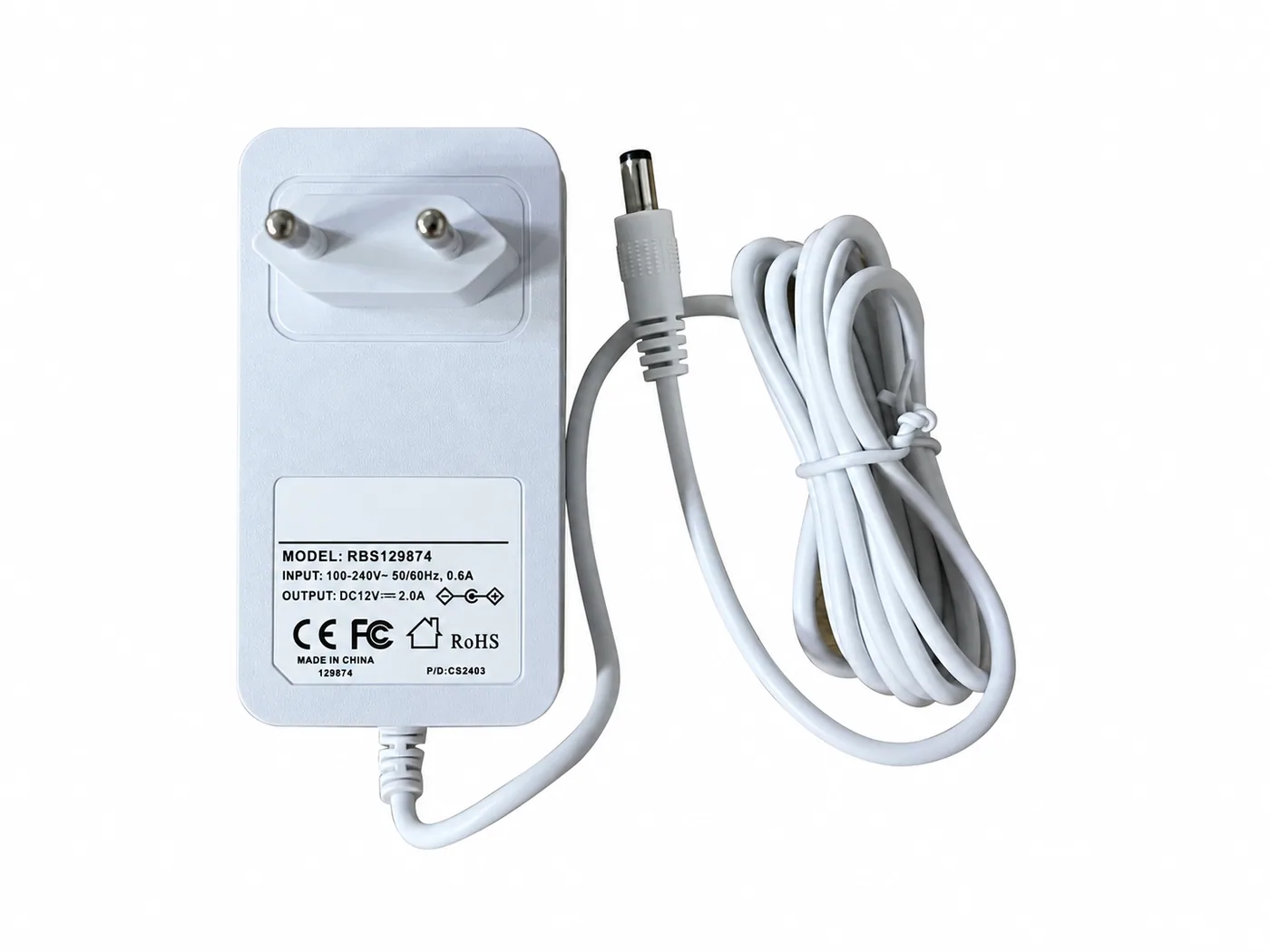 Universelles Schaltnetzteil für Wandmontage 12 V / 2 A
