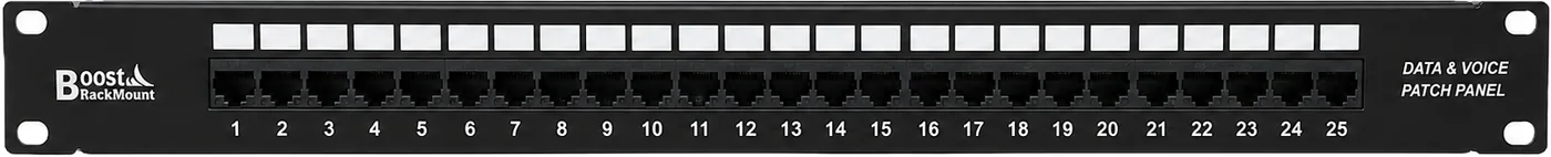 Panel de parcheo telefónico 25 puertos