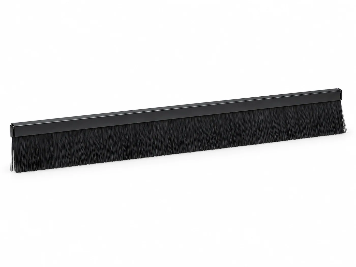 Barra pasacables con cepillo, entrada superior, para racks 19″, negra