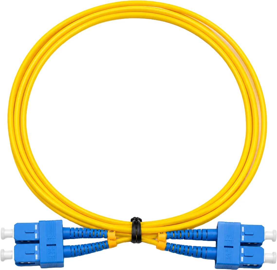 LWL-Patchkabel SC-UPC/SC-UPC OS2 Singlemode Duplex gelb, 1,5 m