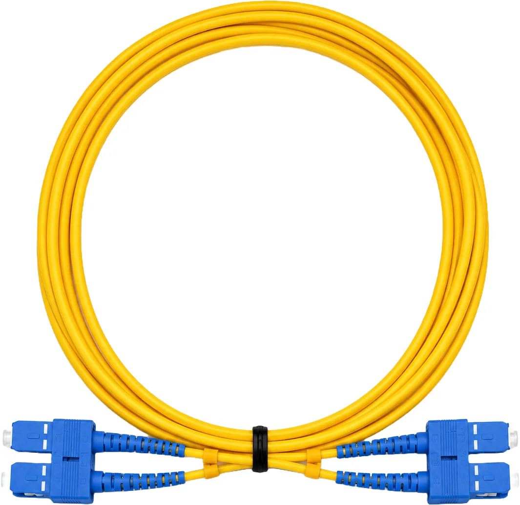 LWL-Patchkabel SC-UPC/SC-UPC OS2 Singlemode Duplex gelb, 3 m