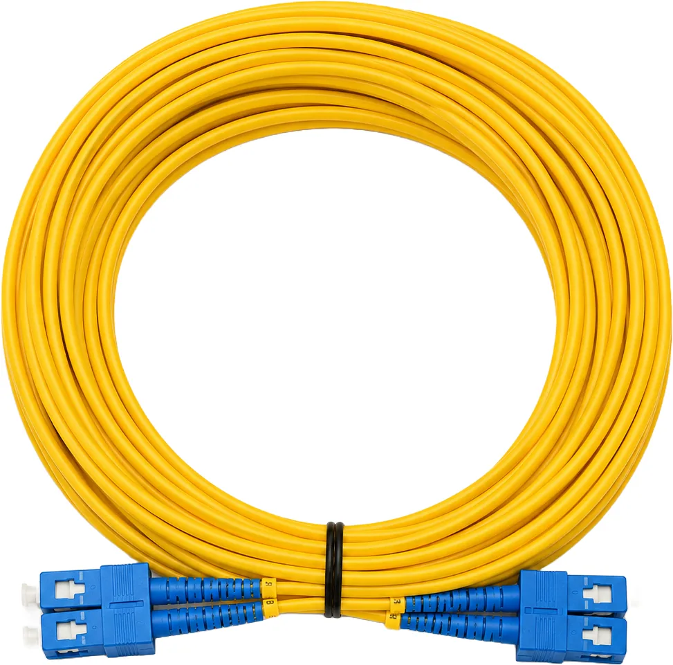 LWL-Patchkabel SC-UPC/SC-UPC OS2 Singlemode Duplex gelb, 5 m