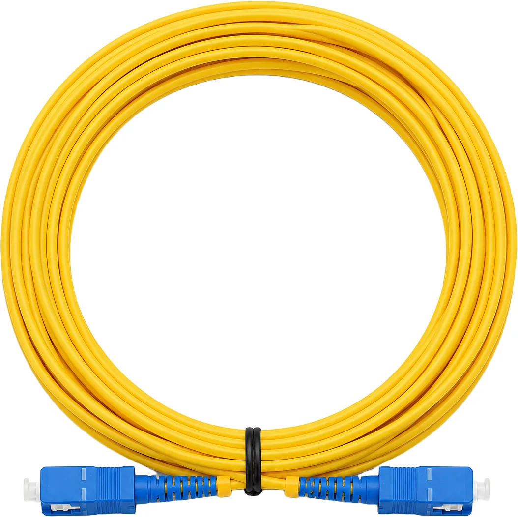 LWL-Patchkabel SC-UPC/SC-UPC OS2 Singlemode Duplex gelb, 10 m