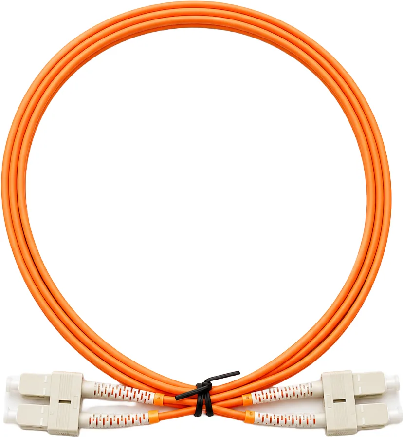 Jarretière optique SC/SC OM2 multimode duplex orange, 3 m