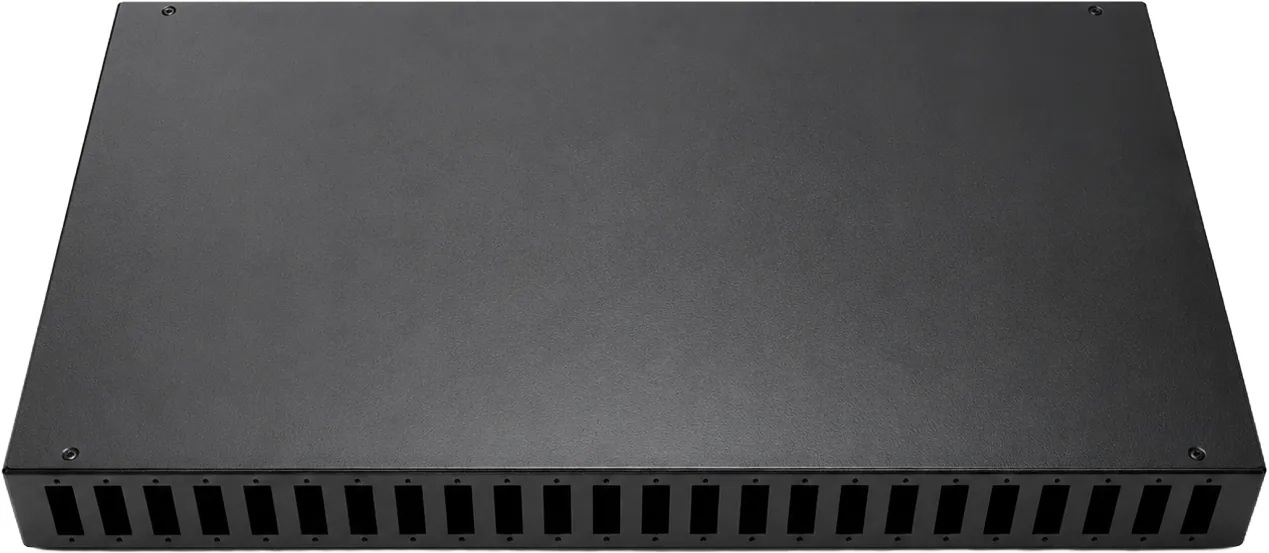 Panneau optique 1 U, jusqu'à 48 fibres, 24 ports, 24 SC simplex