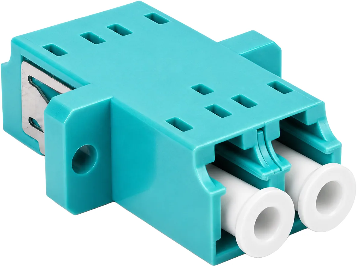 Adaptateur pour panneau optique OM3 duplex LC