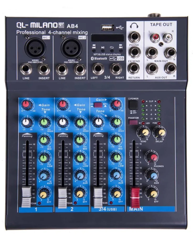 Mixeur 4 canaux
