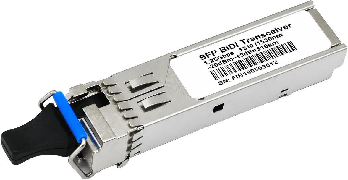 GBIC BiDi module 1G at 3 km, LC simplex, Tx 1310