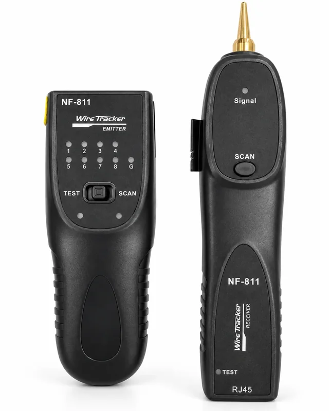 Générateur de tonalité et sonde de repérage de câbles, 2 pièces