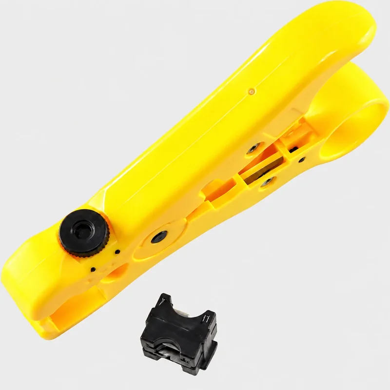 Dénudeur de câble RG59 / RG6 / RG7 / RG11 avec lame de coupe