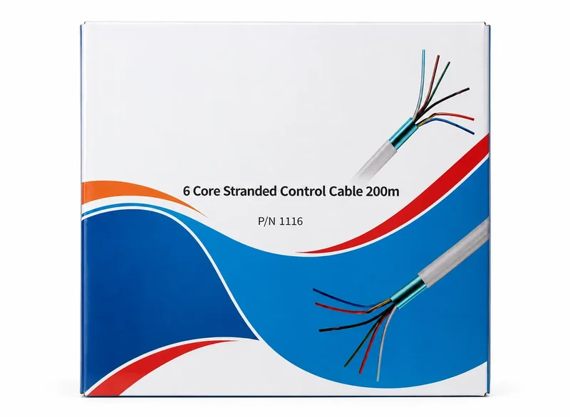 Command / control cable 6 stranded conductors, 200 m
