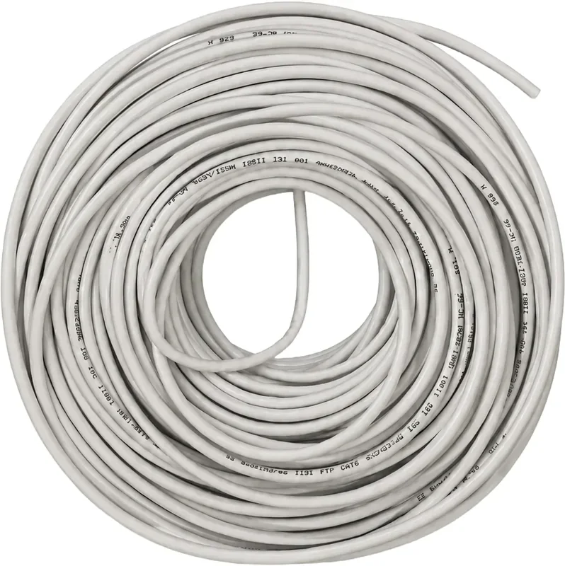Câble réseau FTP CCAG CAT6, 100 m, touret plastique