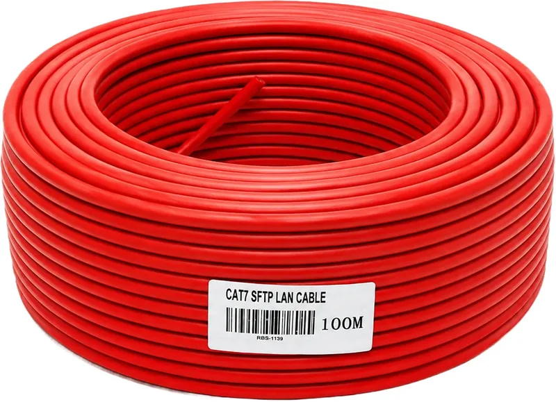 Câble réseau CAT7 norme Delta, cuivre, SFTP, 100 m