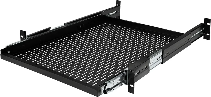 Étagère coulissante sur rails, profondeur 55 cm, largeur 47 cm