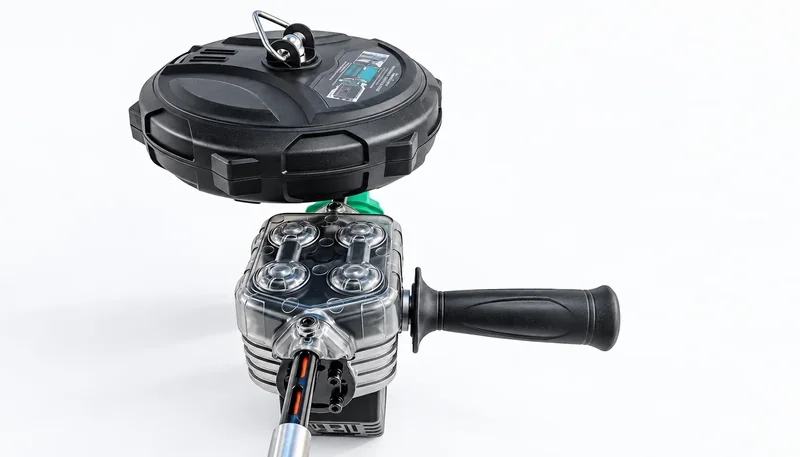 Guía pasacables eléctrica de 30 m — modelo mejorado CX8010