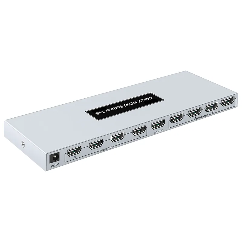 Splitter amplificateur HDMI 1:8, compatible 4K 30 Hz