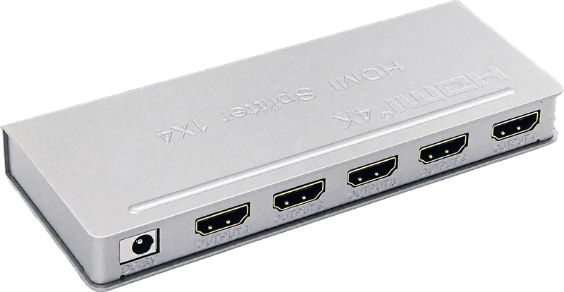 Splitter amplificateur HDMI 1:4, compatible 4K 30 Hz