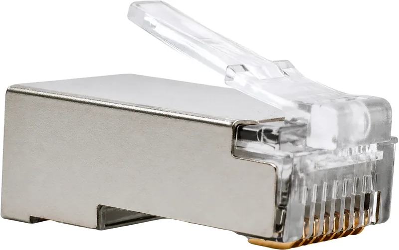 Conector CAT6 apantallado FTP para cable de red