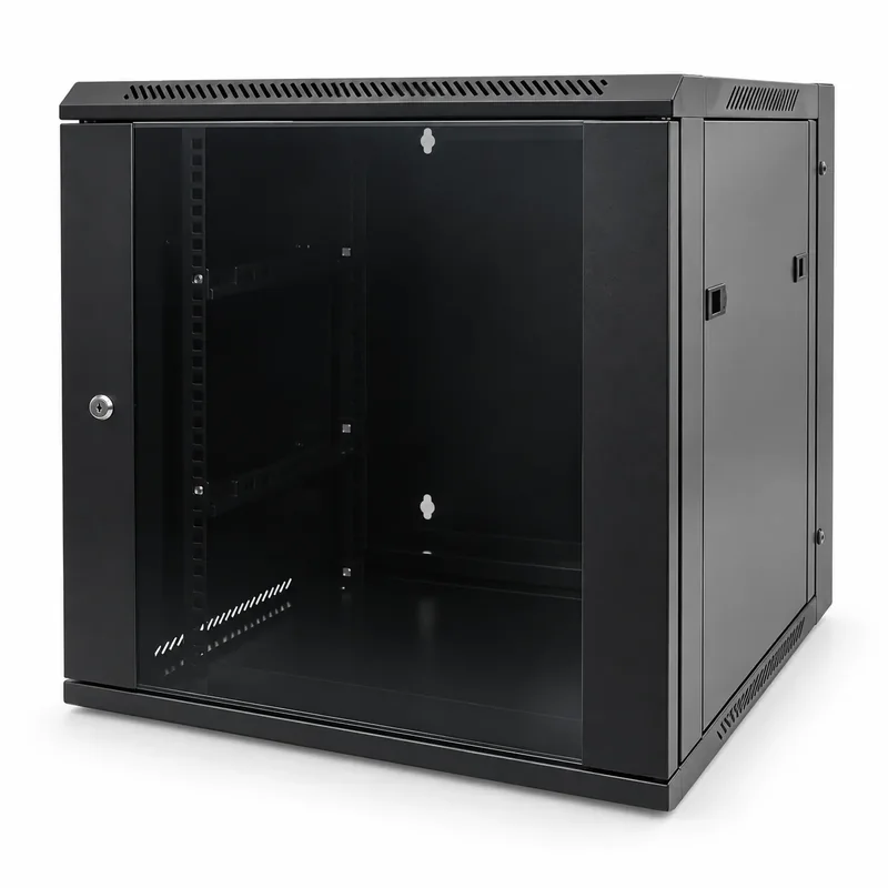 Coffret de brassage 19″ mural 20 U — profondeur 500 mm, largeur 600 mm, noir