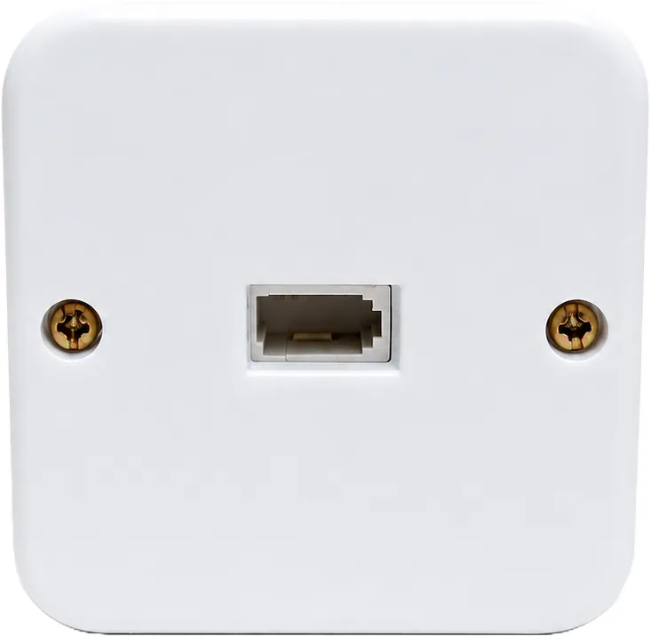 Prise téléphonique simple en saillie