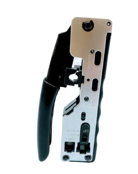 Pince à sertir RJ45 / RJ11 pour connecteurs CAT5e, CAT6, CAT7