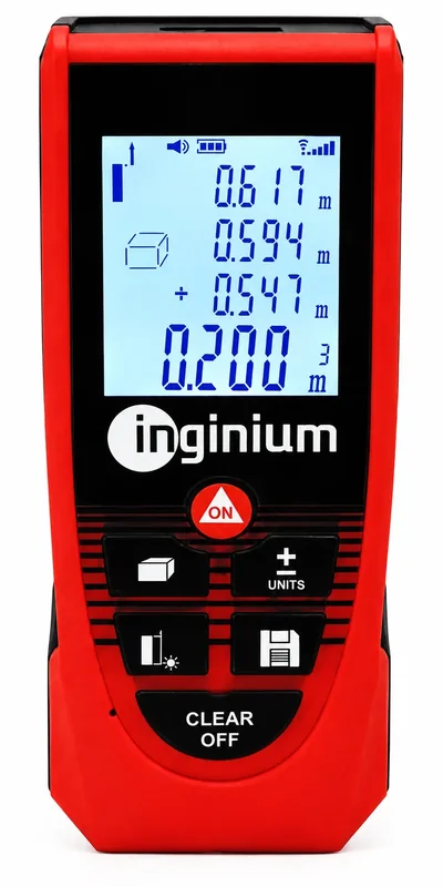 Télémètre laser — distance, surface, angle et hauteur