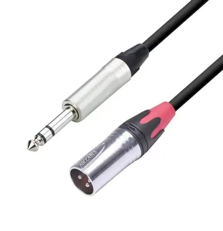 Kabel XLR Stecker auf Klinke 6,35 mm, professionell, 1 m — MA017L1