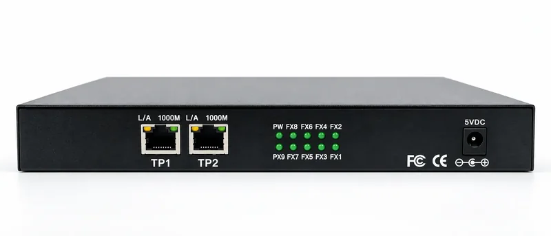 Switch giga optique 8 SFP + 2 RJ45