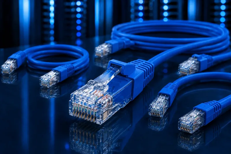 Cordon de brassage FTP CAT6 bleu, 0,3 m