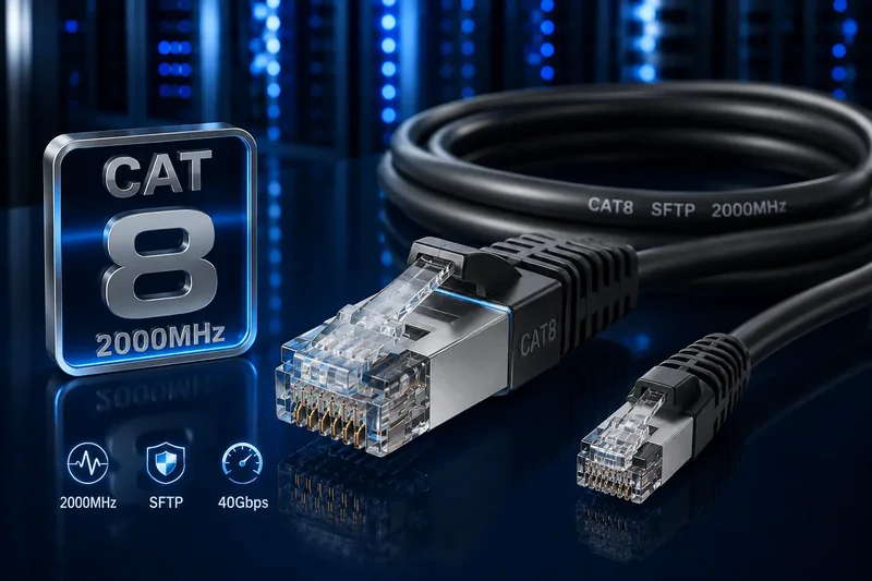 Cordons de brassage CAT7 et CAT8