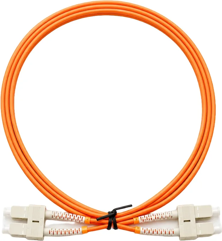 Jarretière optique SC/SC OM2 multimode duplex orange, 3 m