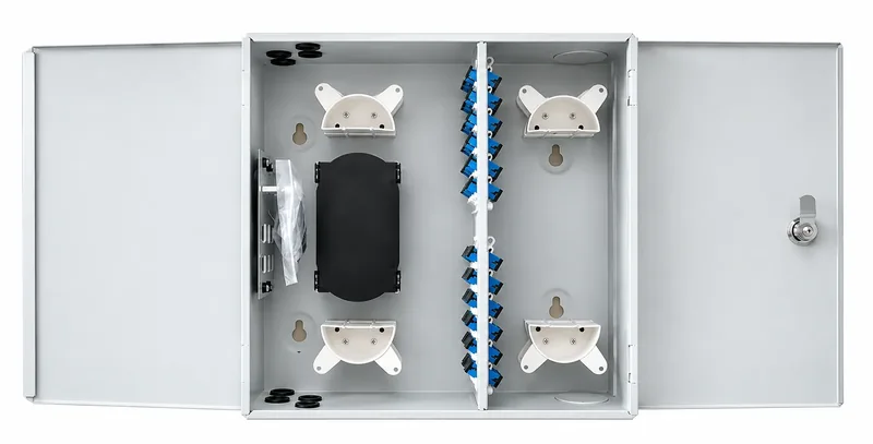 Coffret de dérivation optique 48 ports, gris