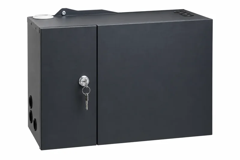 Coffret de dérivation optique 48 ports, 135,6×400×380, noir