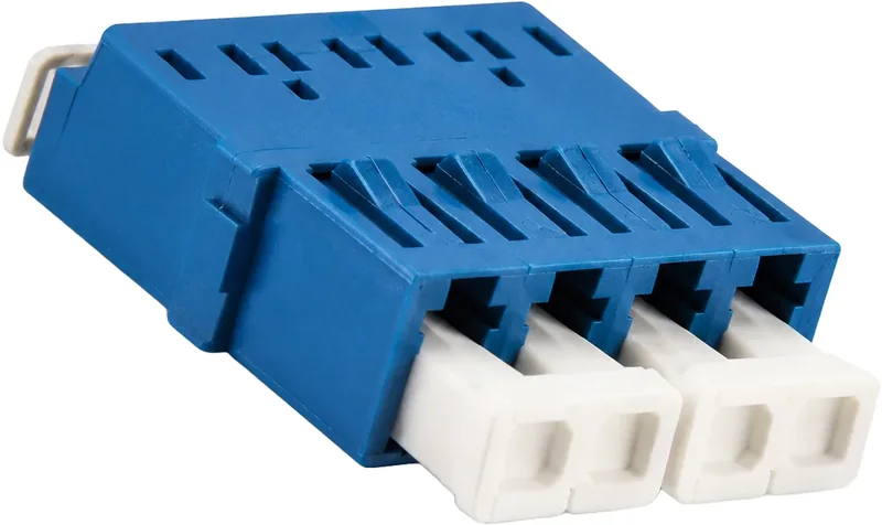 Adaptador para panel óptico LC/UPC monomodo QUAD