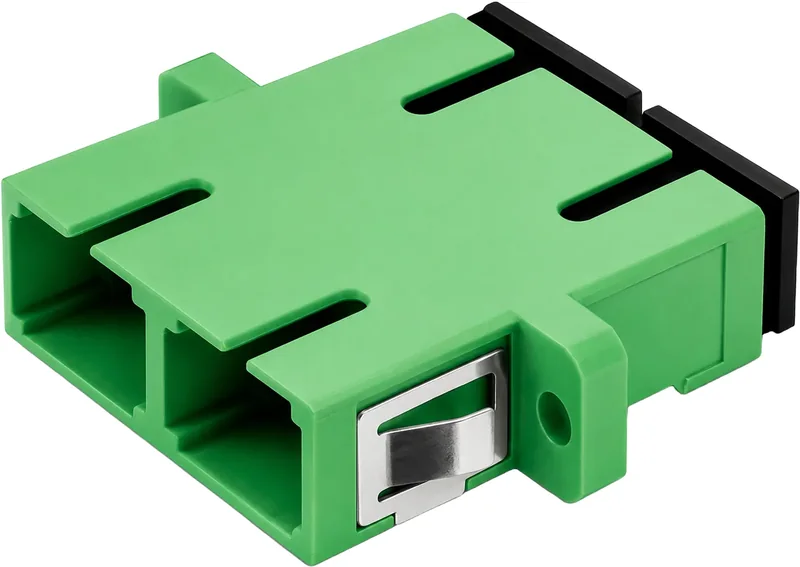 Adaptador para panel óptico SC/APC monomodo dúplex