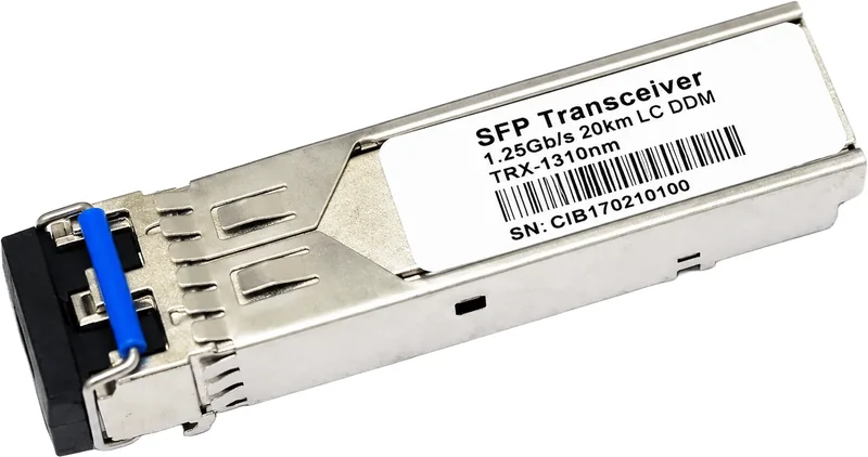 SFP module 1.25G at 20 km, LC duplex, single-mode