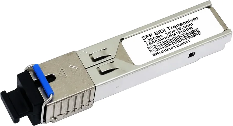 GBIC SC simplex single-mode BiDi 1G at 3 km, 1310 Tx / 1550 Rx