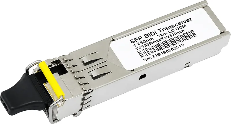 GBIC BiDi module 1G at 3 km, LC simplex, Tx 1550
