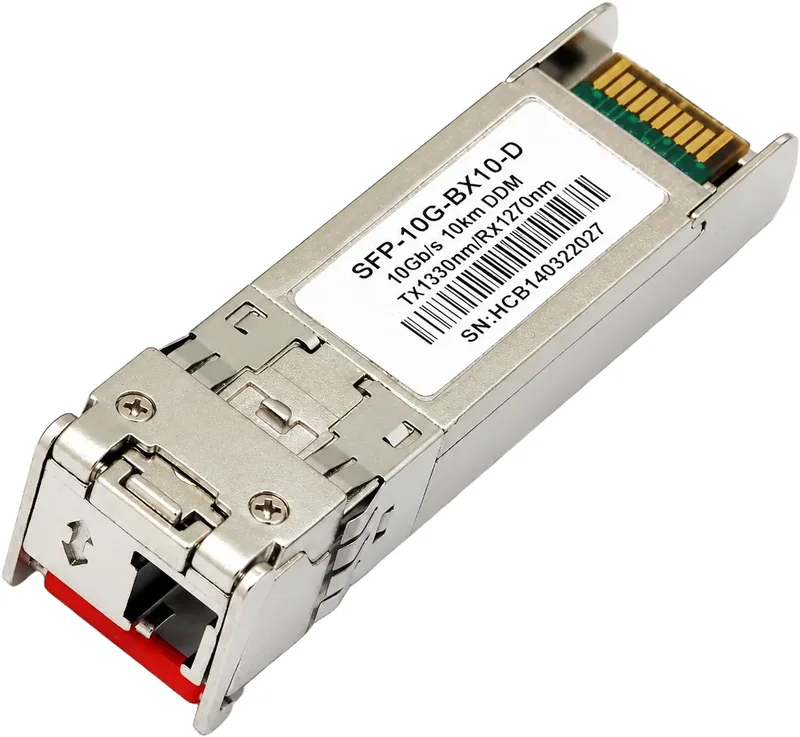 GBIC LC simplex single-mode BiDi 10G at 10 km, 1330 Tx / 1270 Rx